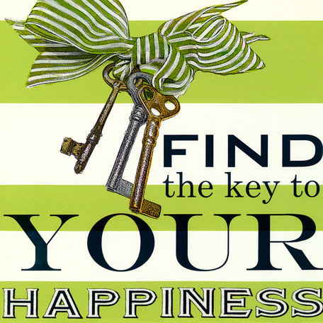 Oopsy Daisy Find The Key To Your Happiness Canvas Art Wayfair
