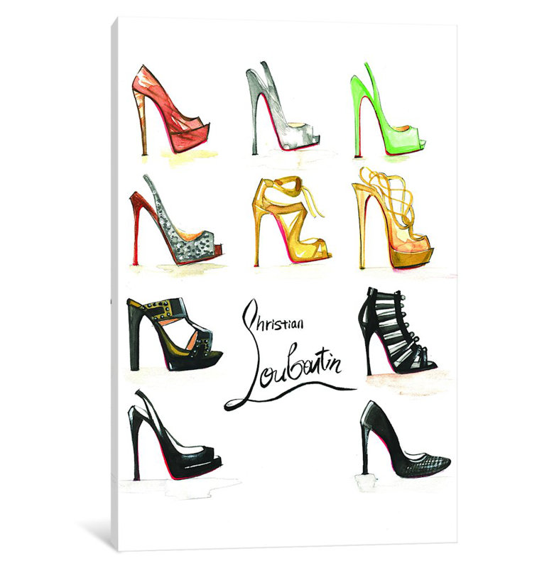 House Of Hampton Christian Louboutin Collection Painting Print On