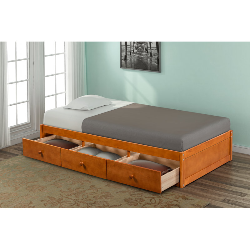 Winston Porter Sonntag Storage Platform Bed Wayfair