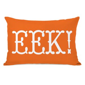 EEK Text Lumbar Pillow