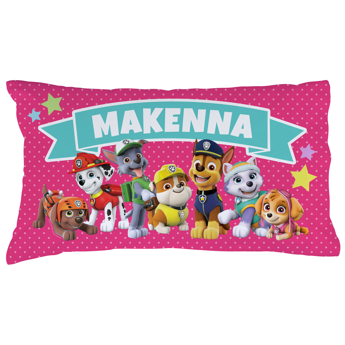 Personalised Paw Patrol Marshall Kids Pillowcase Pillow Case • Any Name Gift