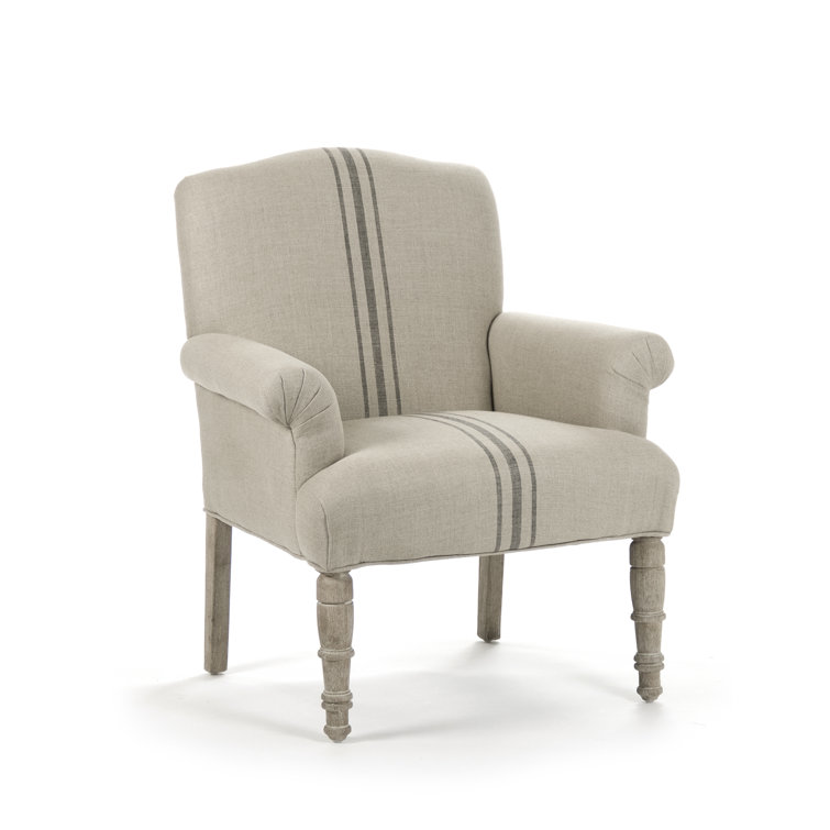 Zentique 26'' Wide Linen Armchair Wayfair
