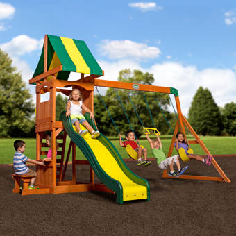 Step2 Naturally Playful Playhouse Climber Swing Set
