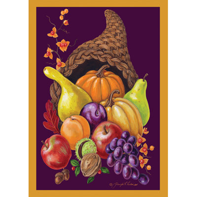 Cornucopia Garden flag Toland Home Garden