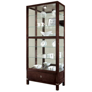 Williamson Lighted Curio Cabinet by Ho..