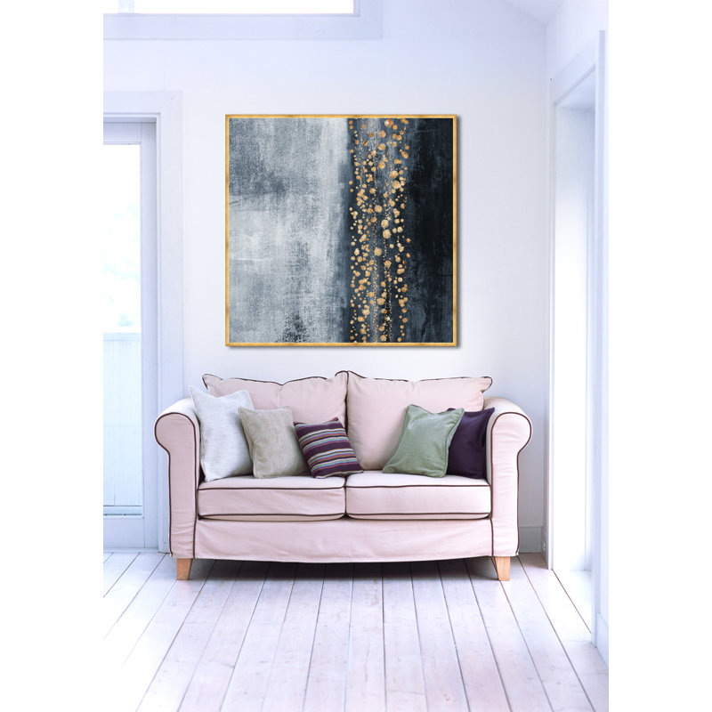 Down The River Abstract Picture Frame Graphic Art Print On Paper