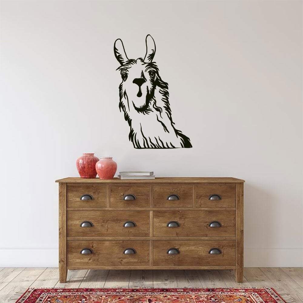 Gracie Oaks Llama Wall Decal | Wayfair