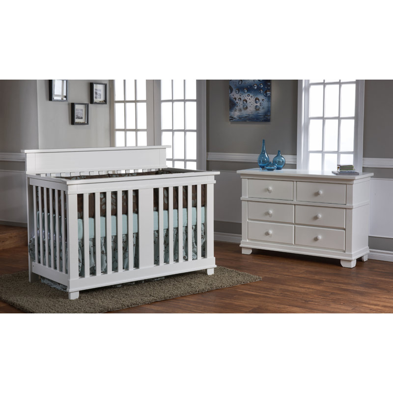 Harriet Bee Mallie Standard 4 In 1 Convertible Crib Wayfair