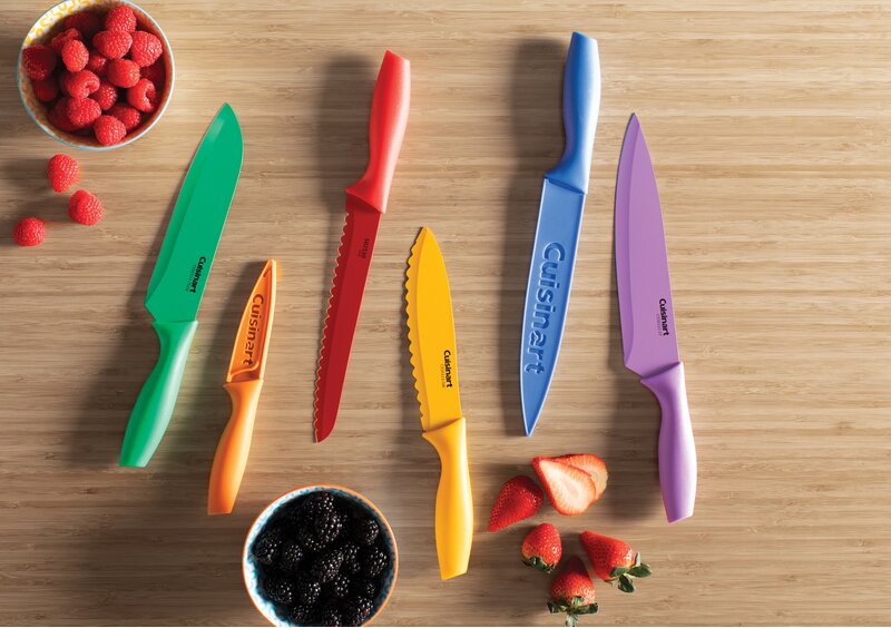 Featured image of post Cuisinart Metallic Multicolor Stainless 14-Piece Knife Set - Thanks to their colorcoded designs, these knives help you.