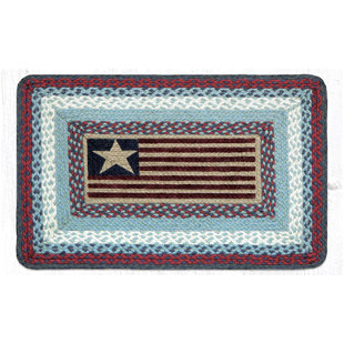 Confederate Flag Rugs Wayfair Flag Rectangle Red Blue Patch Area Rug