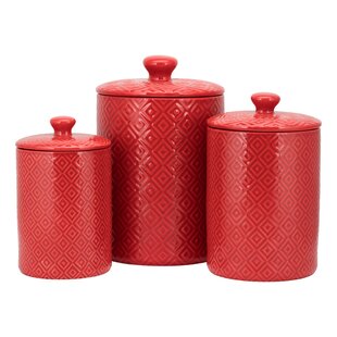 3 Piece Kitchen Canister Set