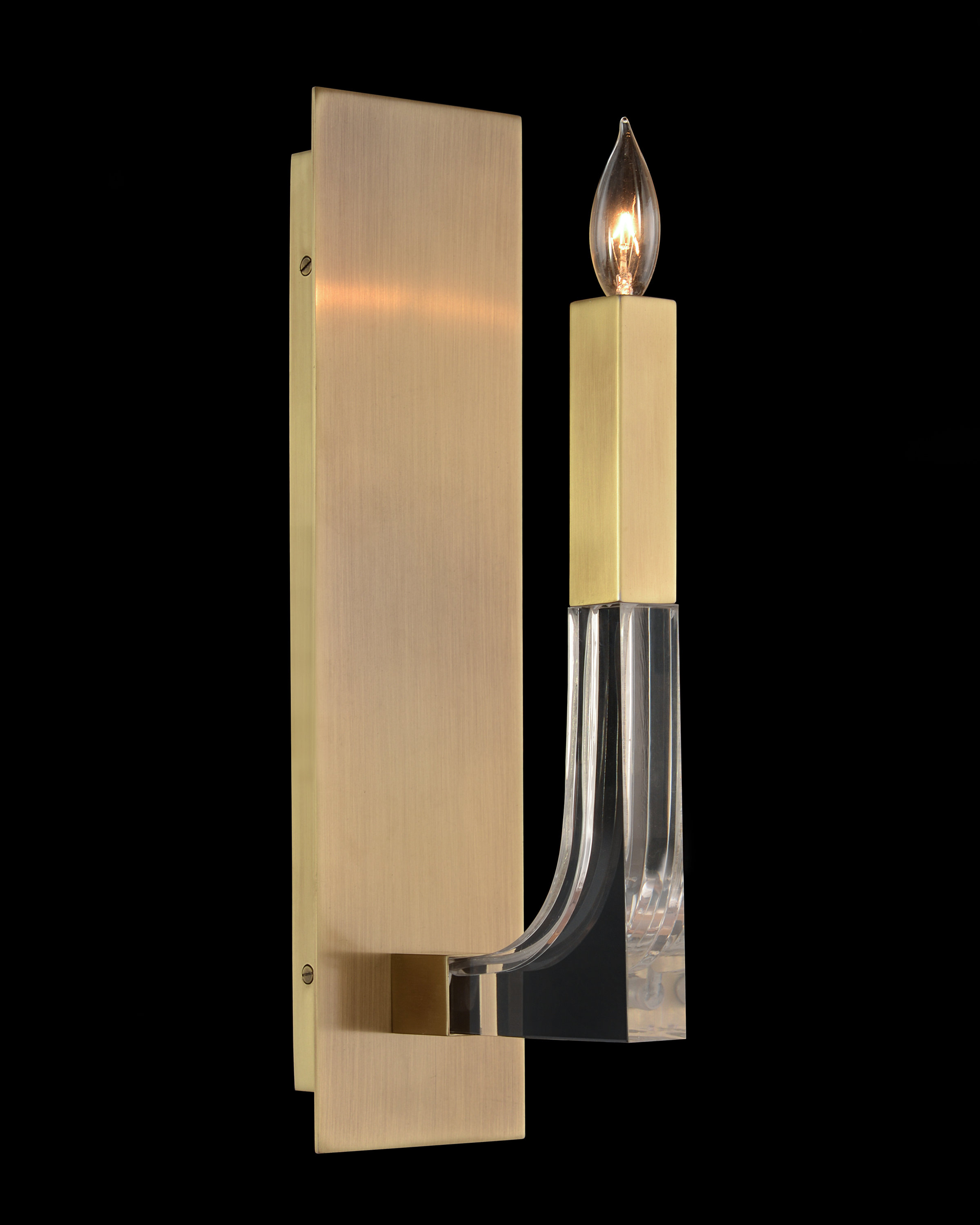 John Richard 1 Light Brass Candle Wall Light Wayfair