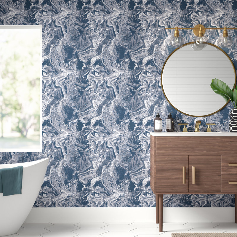 Darien 16 5 L X 20 5 W Peel And Stick Wallpaper Roll Reviews