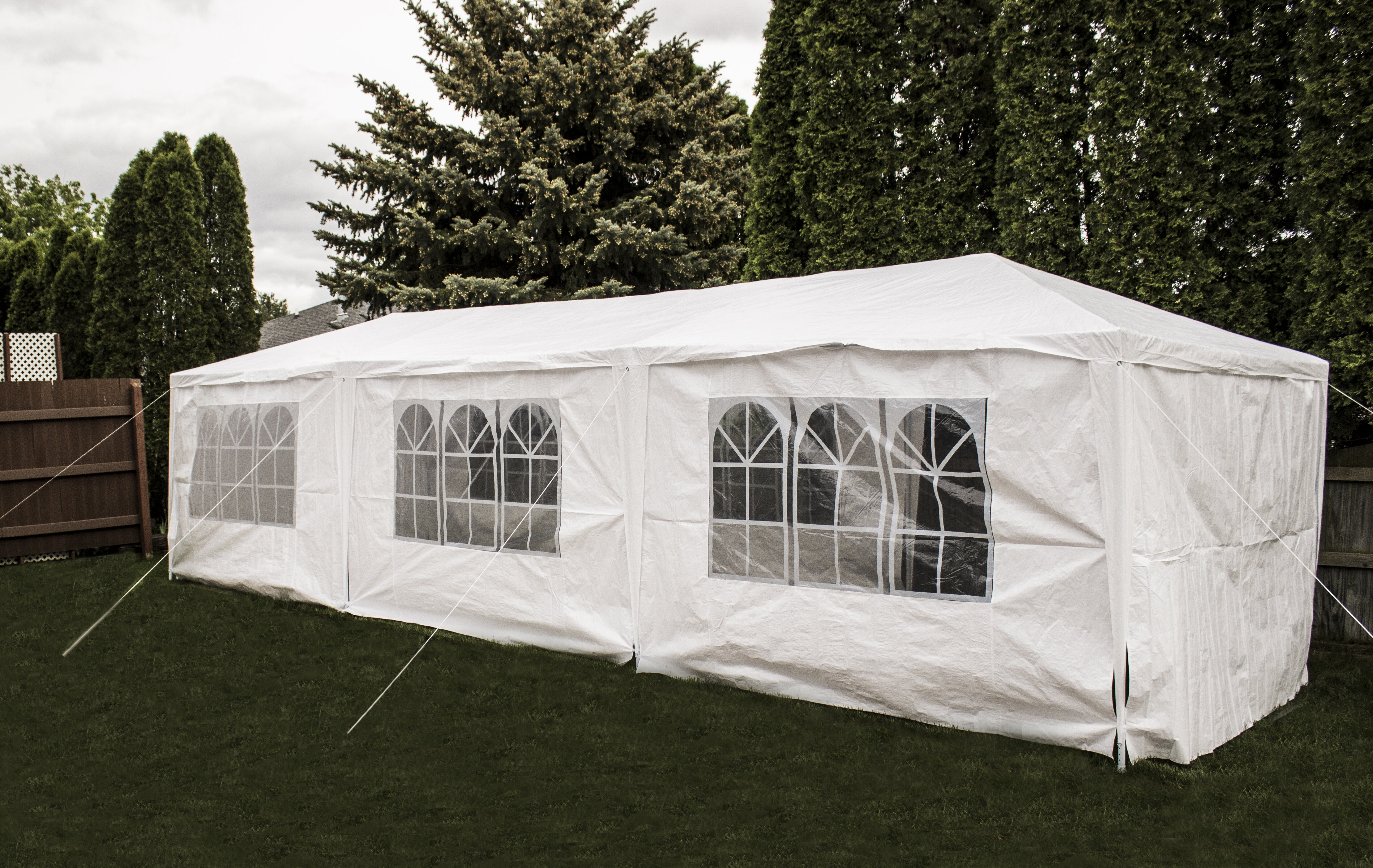vidaXL 90339 10ft x 30ft Party Tent Blue for sale online 