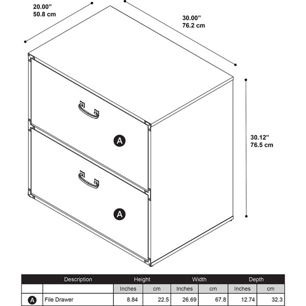 Ironworks 2 Drawer Lateral Filing Cabinet Reviews Allmodern