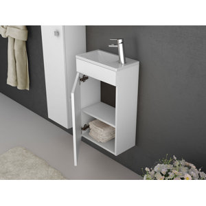 40 cm wandbefestigter Waschbeckenunterschrank Ga..