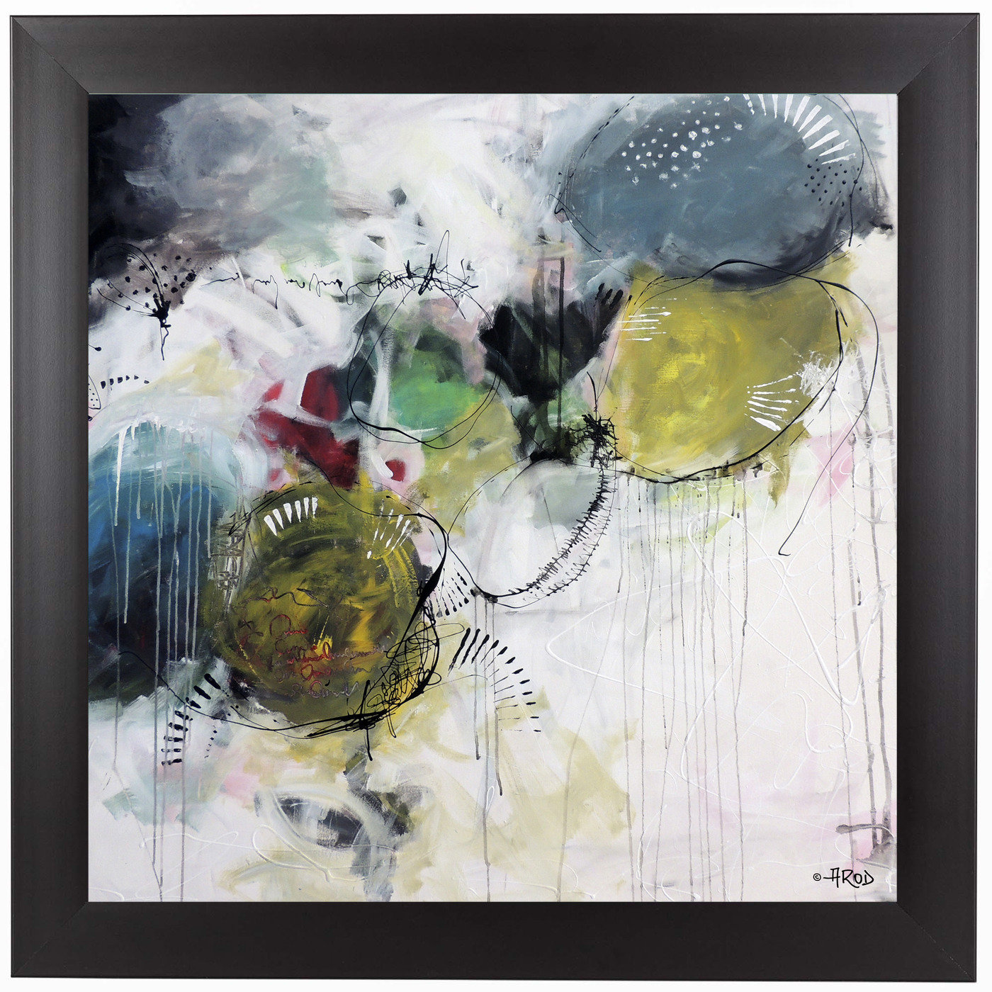 East Urban Home Motus Aux Citrons Framed Painting Print Wayfair