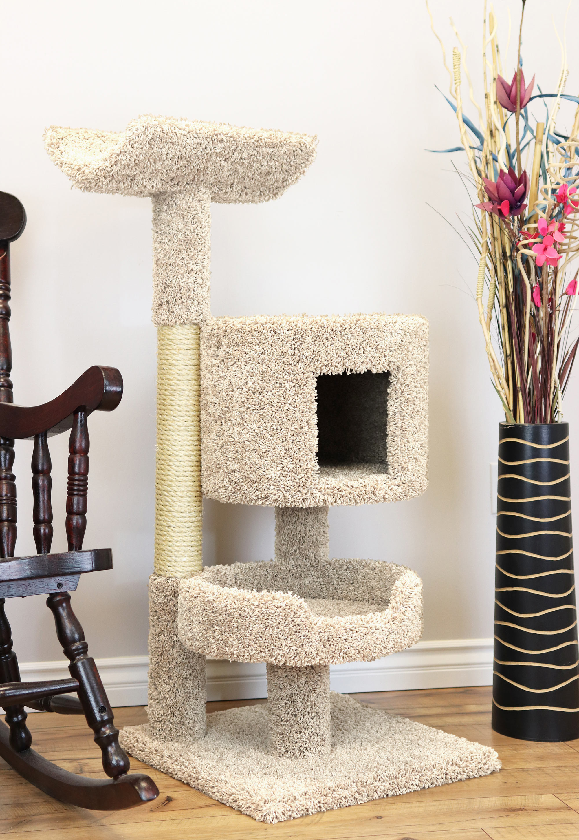 New Cat Condos 44 Compact Cat Tree Reviews Wayfair
