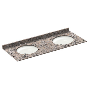 61 Inch Double Sink Vanity Top Wayfair Quickview