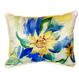 Sunflower Indoor/Outdoor Lumbar Pillow