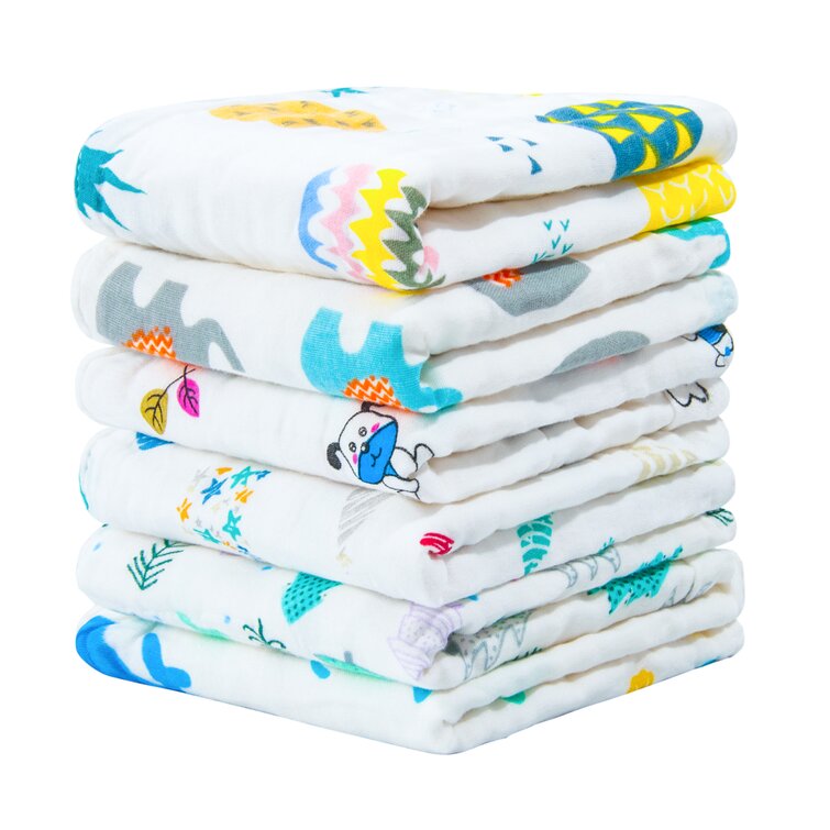Soft Cotton Baby Infant Newborn Bath Towel Washcloth Feeding Wipe Cloth US SHIP