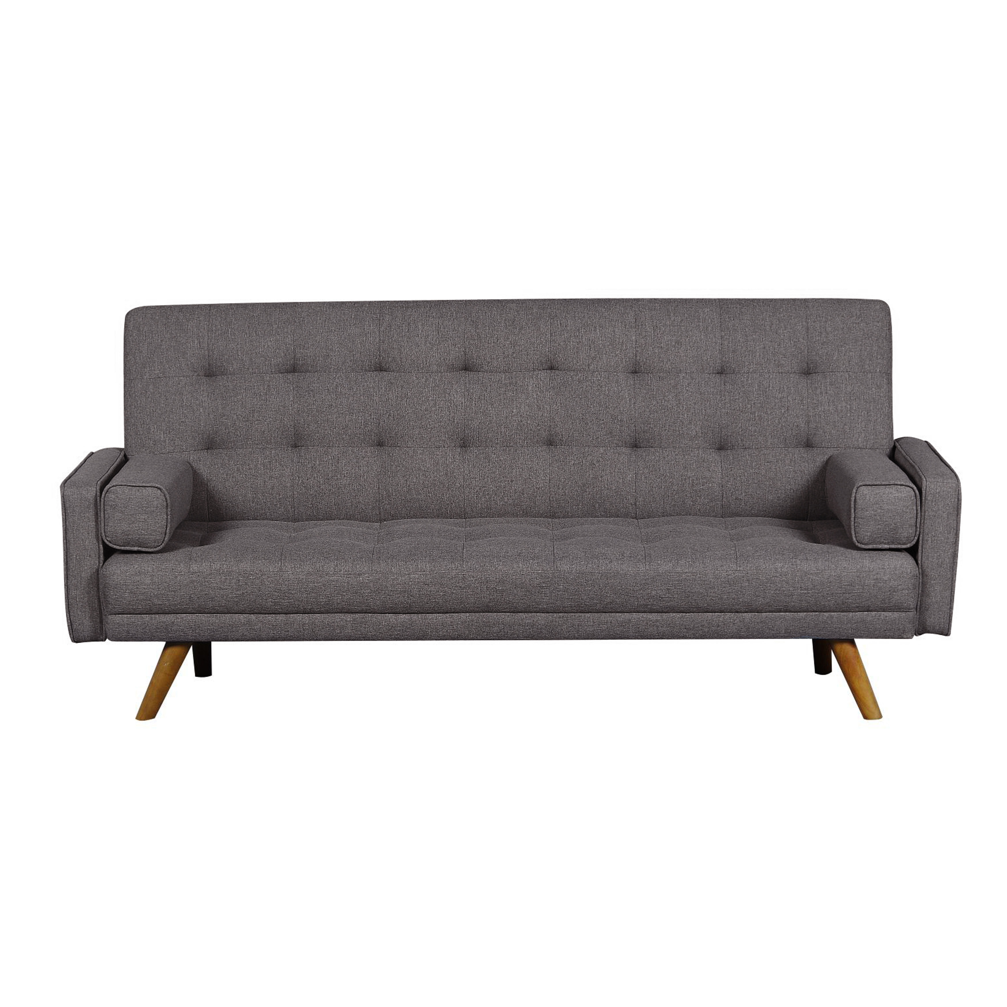 Langley Street Hollywood Mid Century Biscuit Tufted Click Sofa