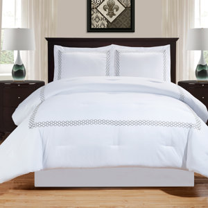 Driffield Down Alternative Trellis Comforter Set