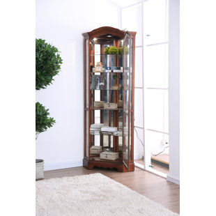 Go to store & view more images Astoria Grand Stamp Curio Cabinet