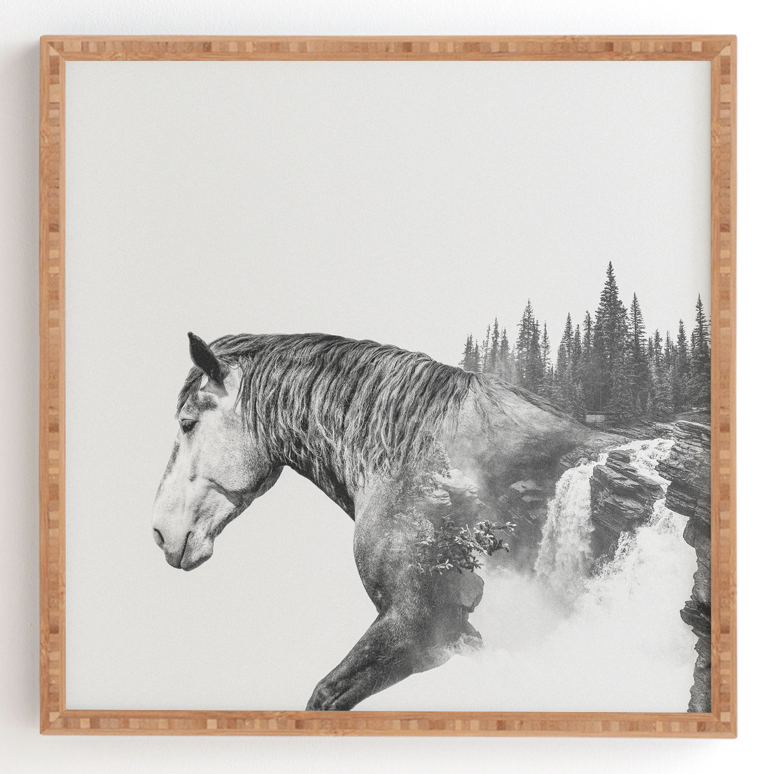East Urban Home Horse Landscape Framed Graphic Art Print On Wood East Urban Home Horse Landscape Framed Graphic Art Print On Wood Wayfair Ca