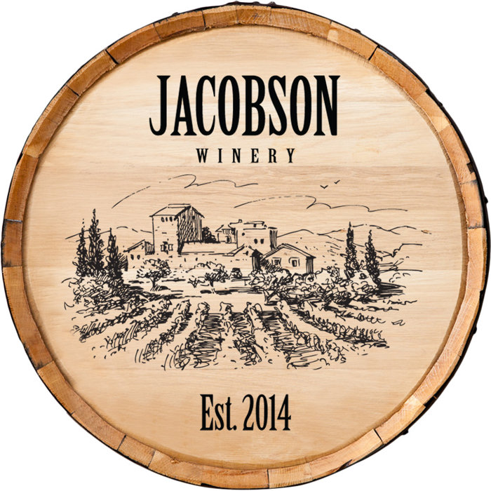 Jds Personalized Gifts Personalized Wine Barrel Wall Decor Wayfair
