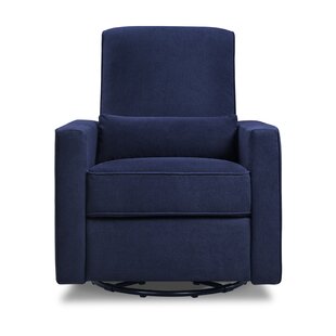 modern blue recliner