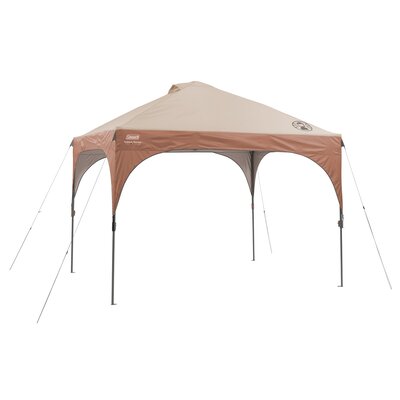 Instant Shade 10 Ft W Metal Pop Up Canopy With Light Coleman