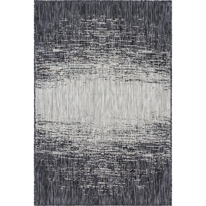Pindall Gray Black Indoor Outdoor Area Rug Reviews Joss Main