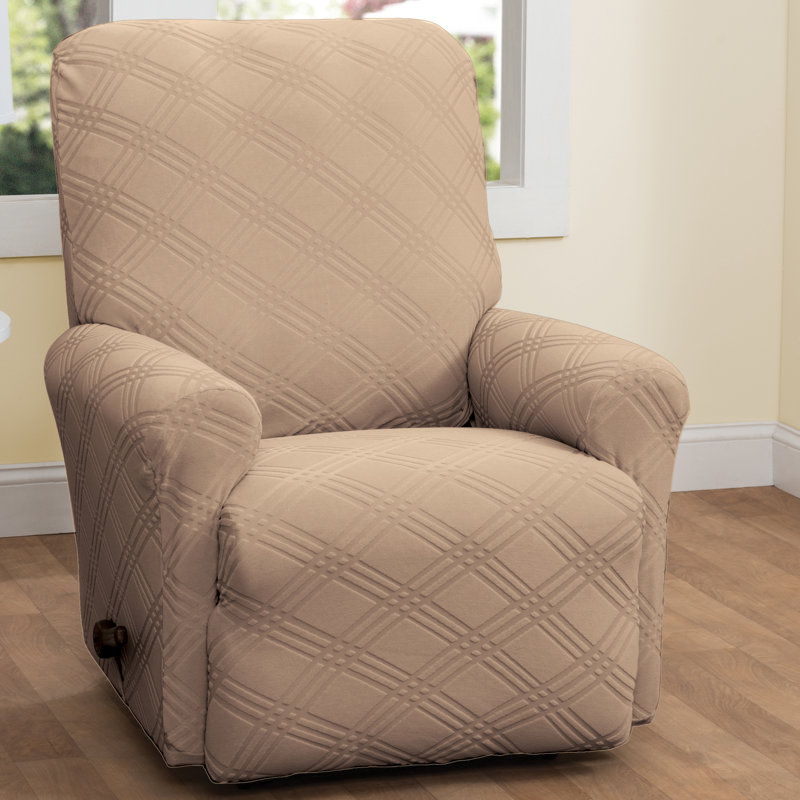 Red Barrel Studio Double Diamond Box Cushion Recliner Slipcover Reviews Wayfair