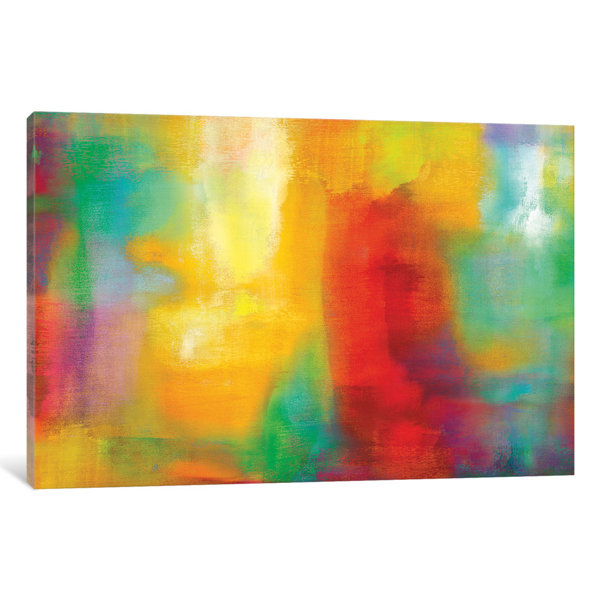 East Urban Home Color My World Painting Print On Canvas Wayfair