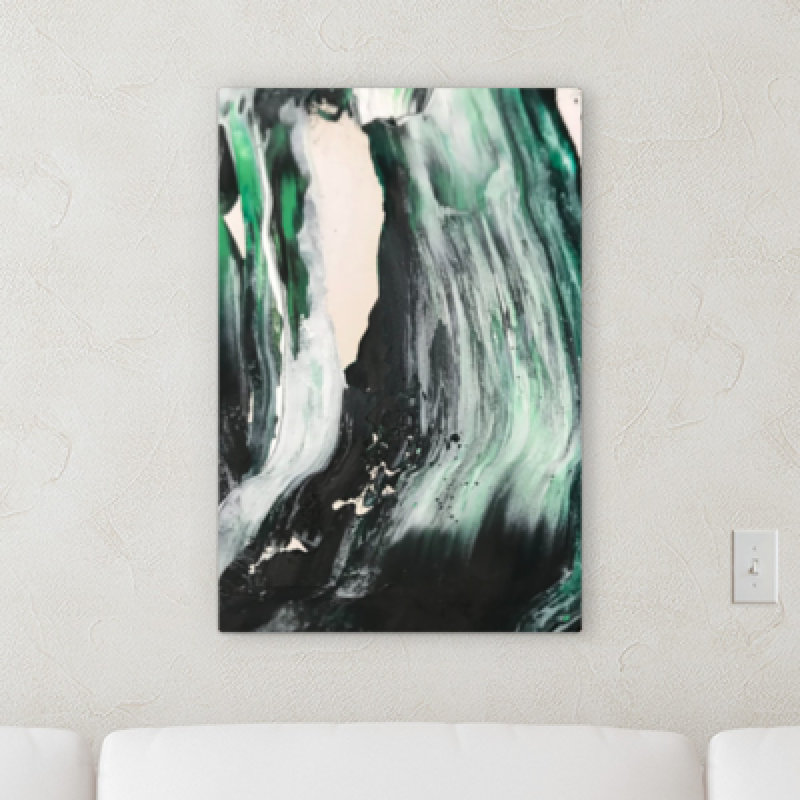 Orren Ellis Abstract Style Graphic Art Print On Wrapped Canvas