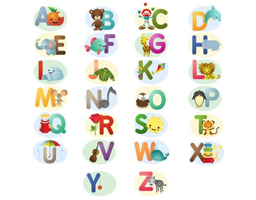 Style and Apply Nursery Alphabet Wall Decal | Wayfair