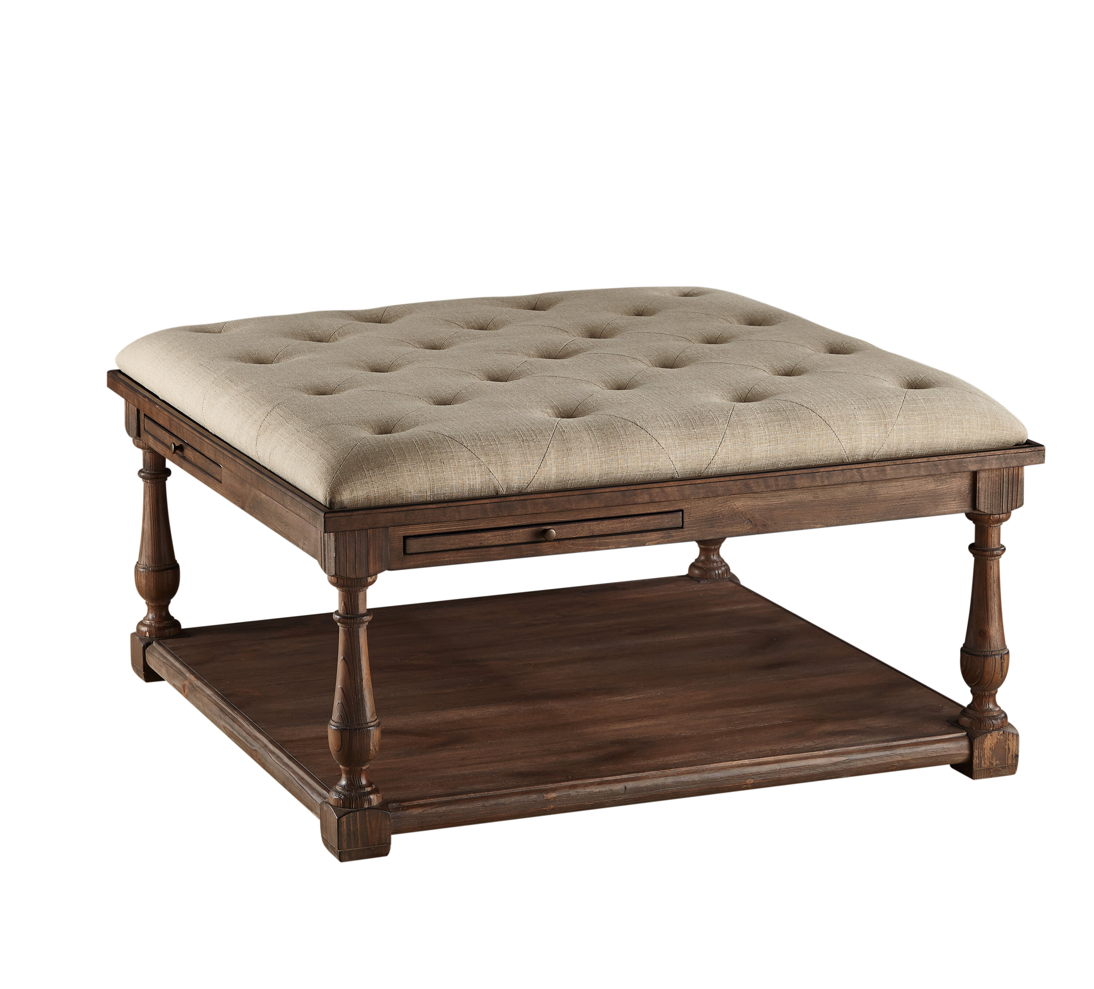 tufted ottoman coffee table
