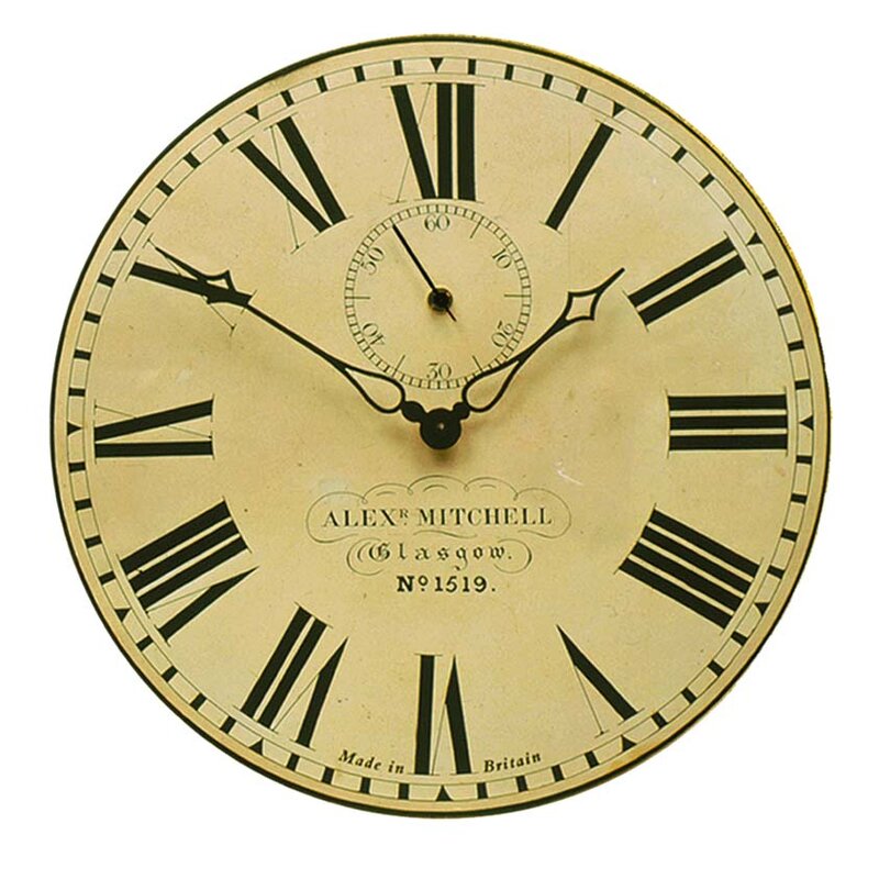 Roger Lascelles Clocks 36cm Station Wall Clock & Reviews | Wayfair.co.uk