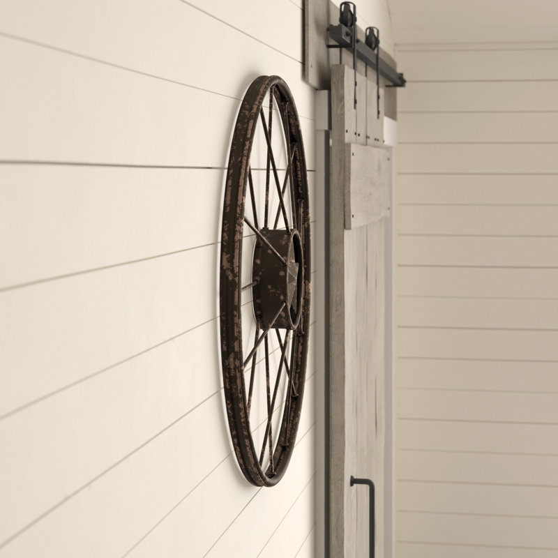 Rustic Wagon Wheel Wall Decor Reviews Birch Lane