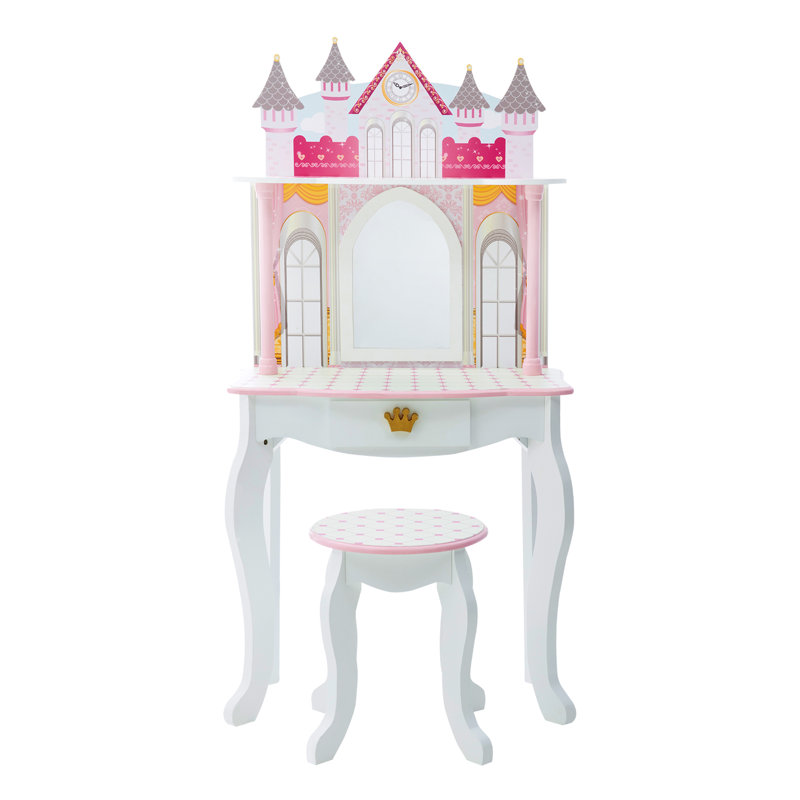 dreamland castle vanity set with mirror
