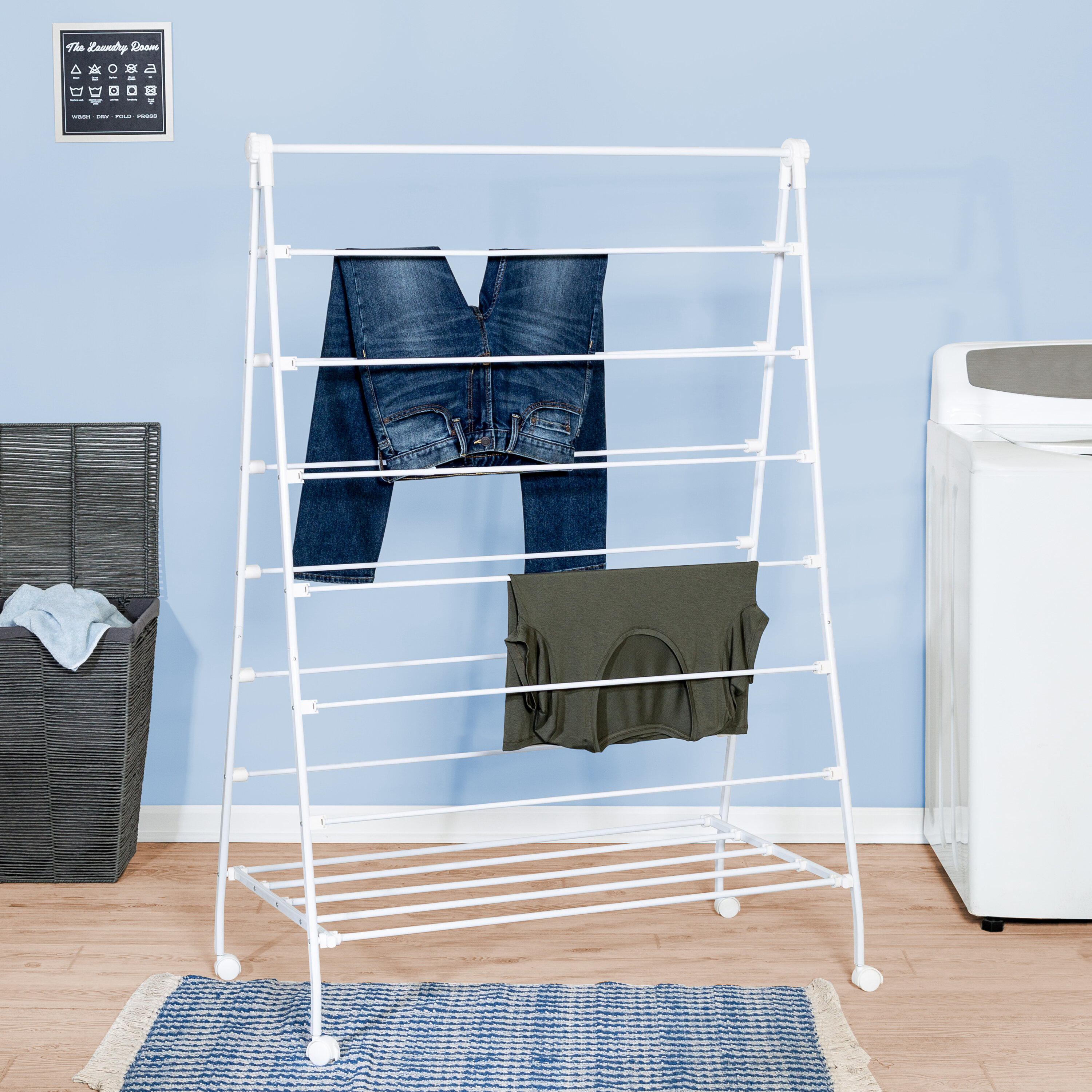 Laundry Drying Rack Hanger Clothes Dryer Folding Storage Heavy Duty X Frame NEW 