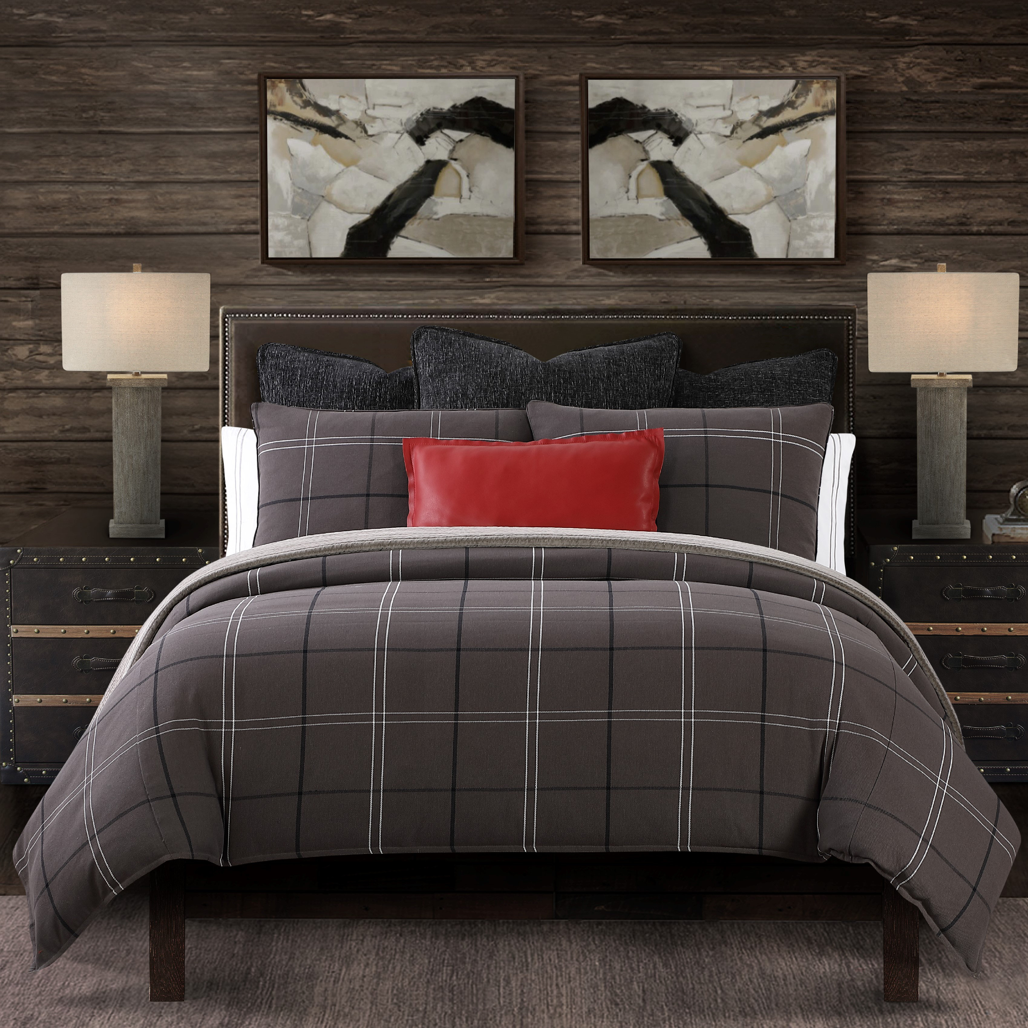 White Microfiber Comforter Set 