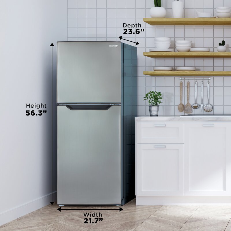 Danby 21 Top Freezer 7 Cu Ft Refrigerator Reviews Wayfair