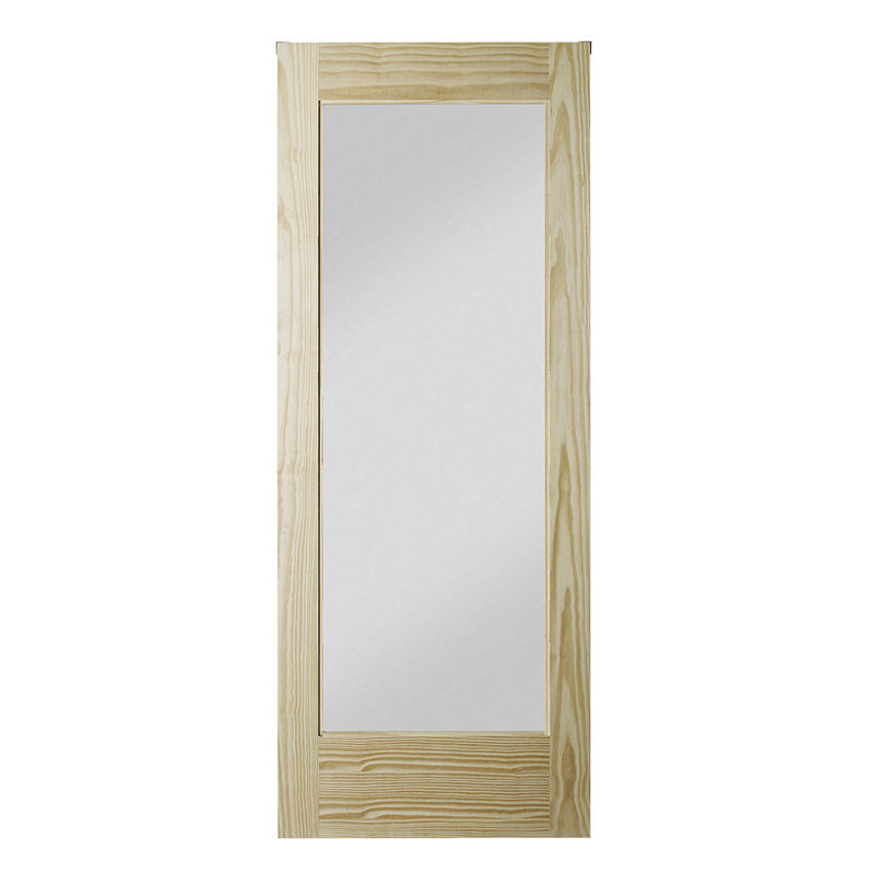 Colonial Elegance One Lite Glass Barn Door Without Installation Hardware Kit Reviews Wayfair