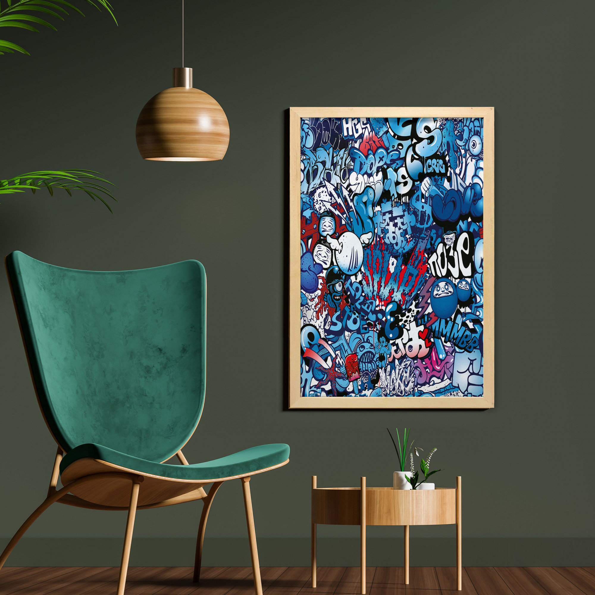Lampshades Ideal To Match Modern Urban Street Art Graffiti Wall Decals & Duvets. 