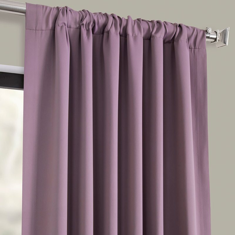 Darby Home Co Jarimannos Solid Color Blackout Rod Pocket Curtains