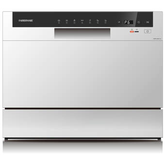 Farberware Professional 6 Piece 20 62 Dba Countertop Semi Integrated Dishwasher Reviews Wayfair