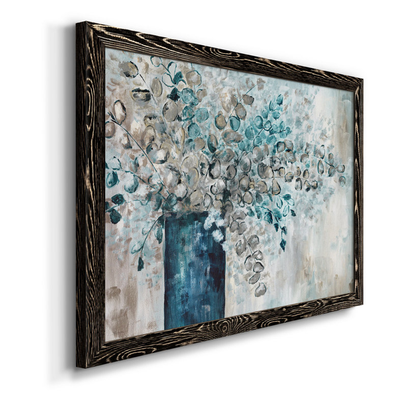 Eucalyptus-Premium Framed Canvas - Ready To Hang Size: 20" H x 17" W x 1.5" D, Frame Color: White
