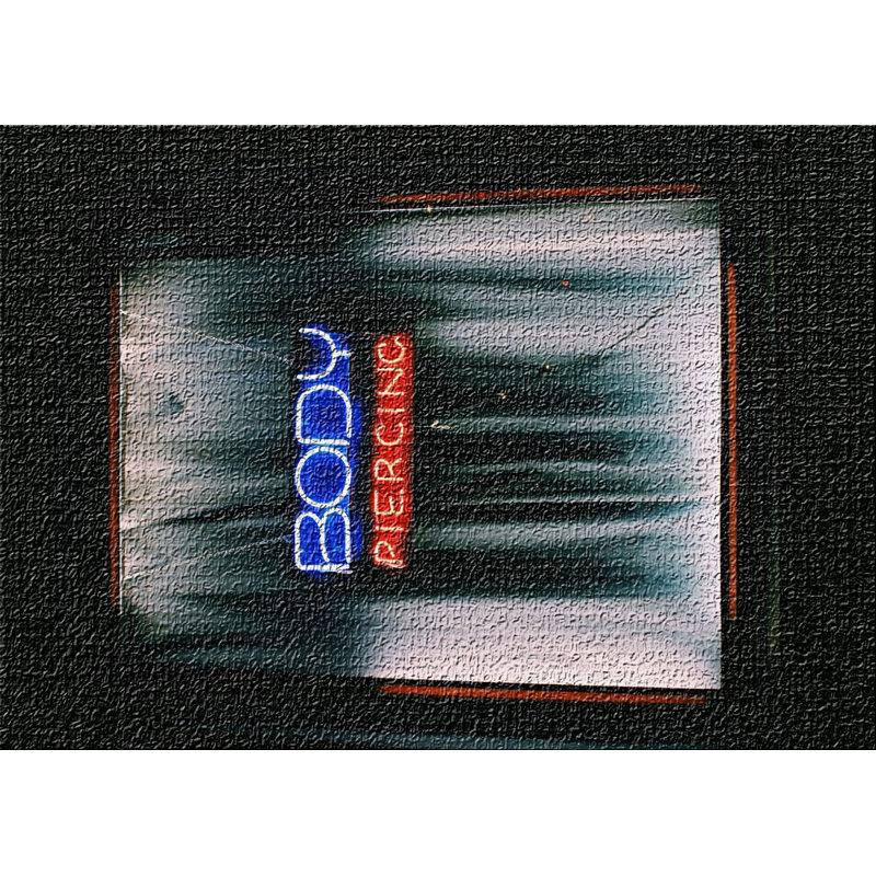 East Urban Home World Of Neon Black Area Rug Wayfair